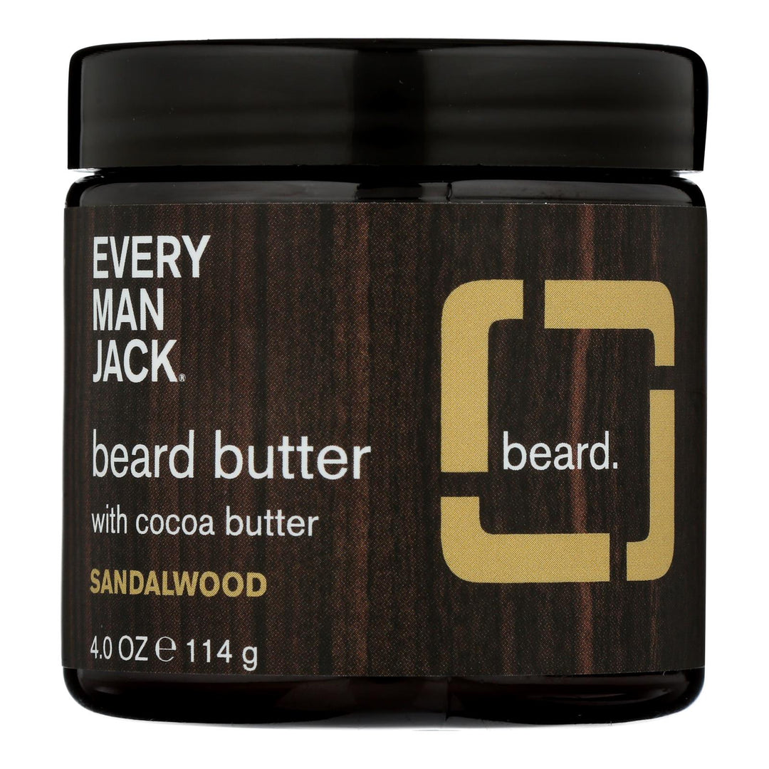 Every Man Jack - Beard Butter Sandalwood - 1 Each - 4 Oz - Maras Green